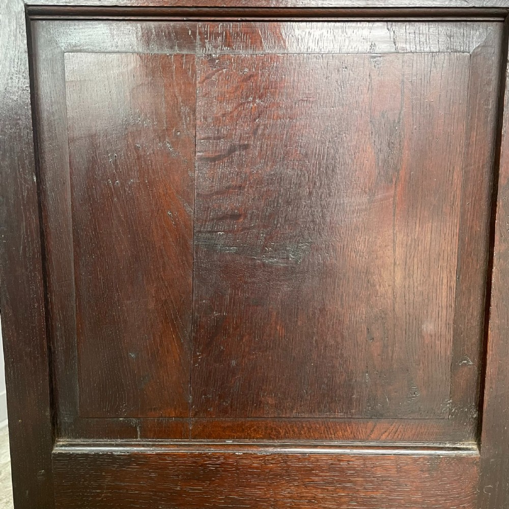 18th C. Oak Mule Chest View III