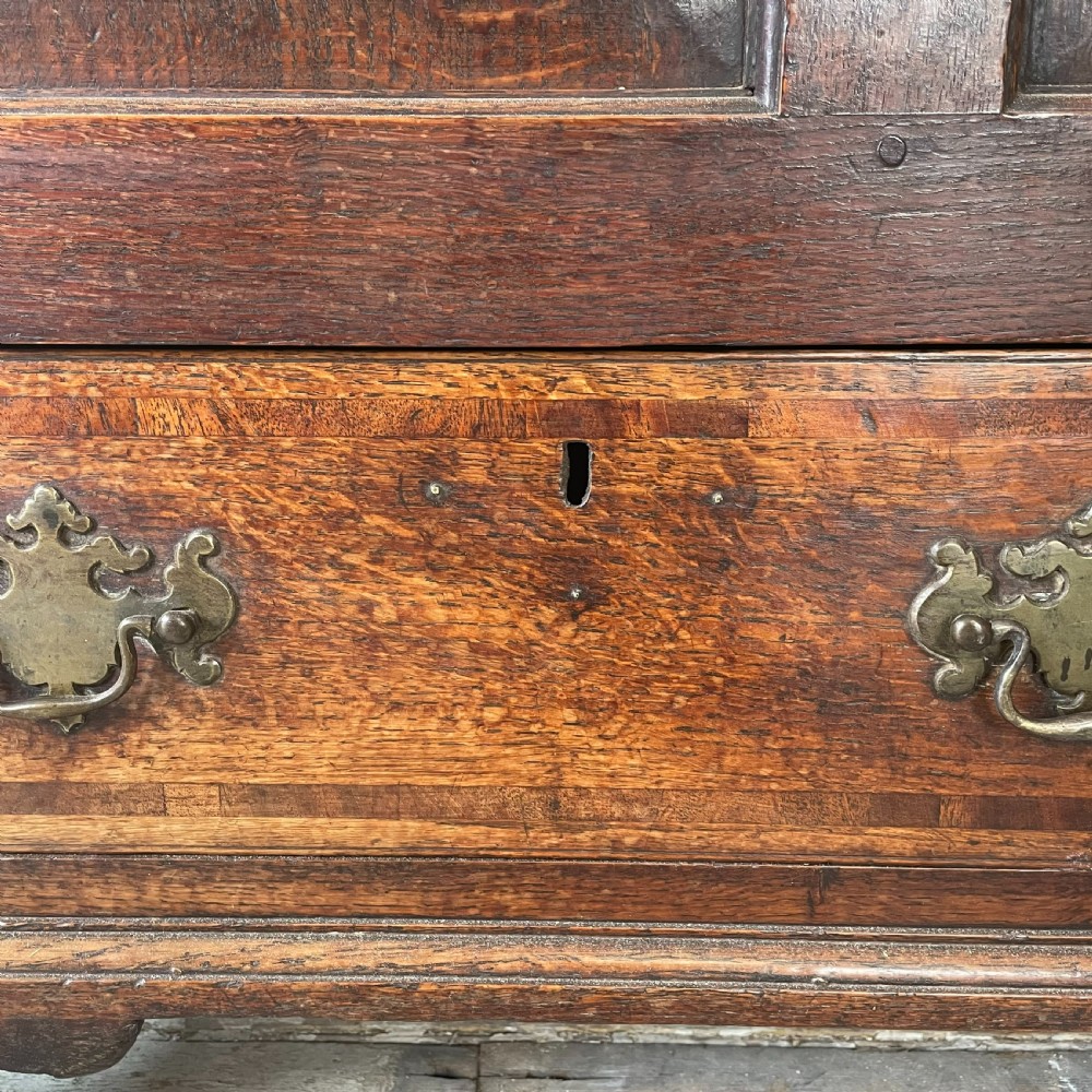 18th C. Oak Mule Chest View IX