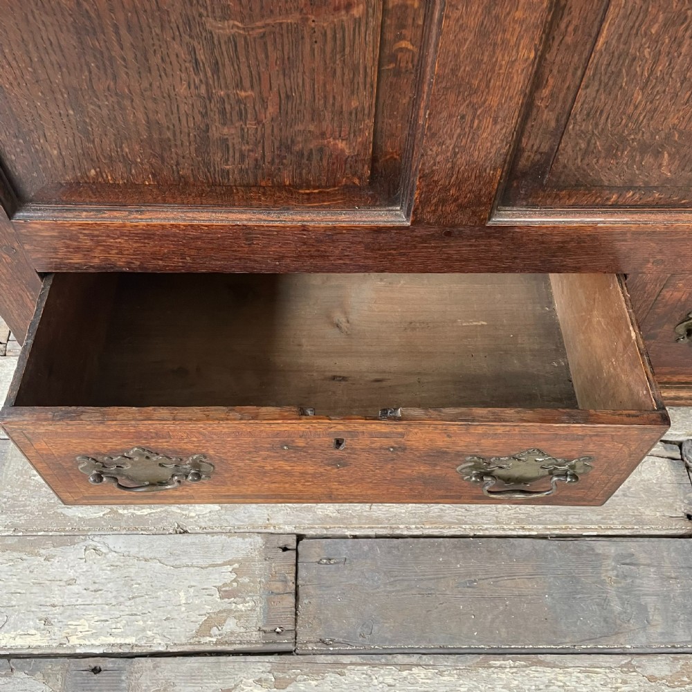 18th C. Oak Mule Chest View XVIII