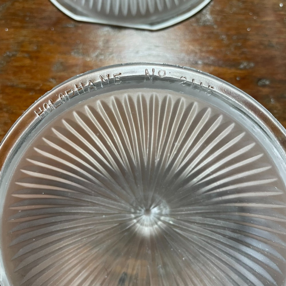 Early 20th C. Holophane Pendant Light View IV