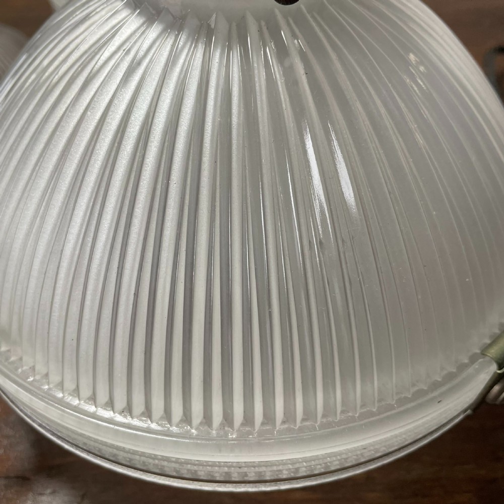 Early 20th C. Holophane Pendant Light View VI