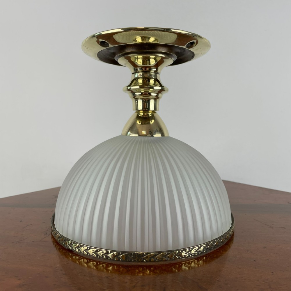 Victorian Fluted Glass Ceiling Lights View VI