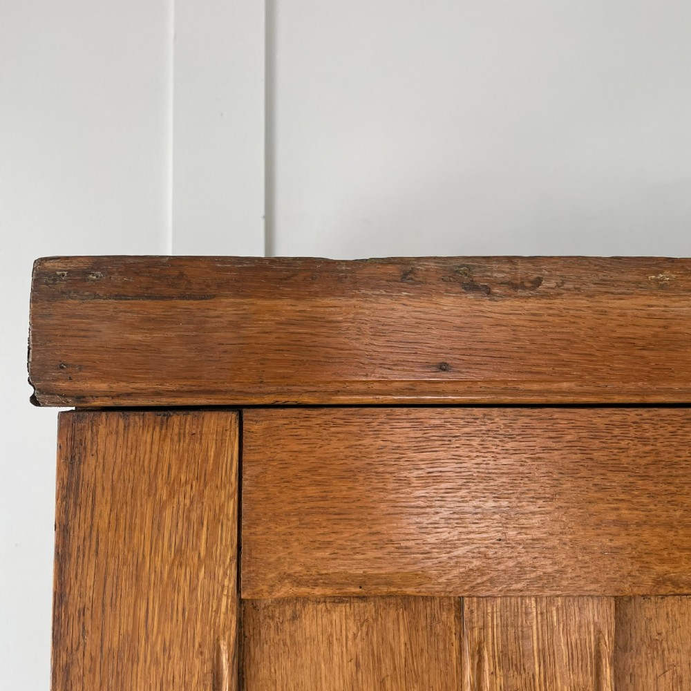 Early 20th C. Oak Hall Cupboard View VI