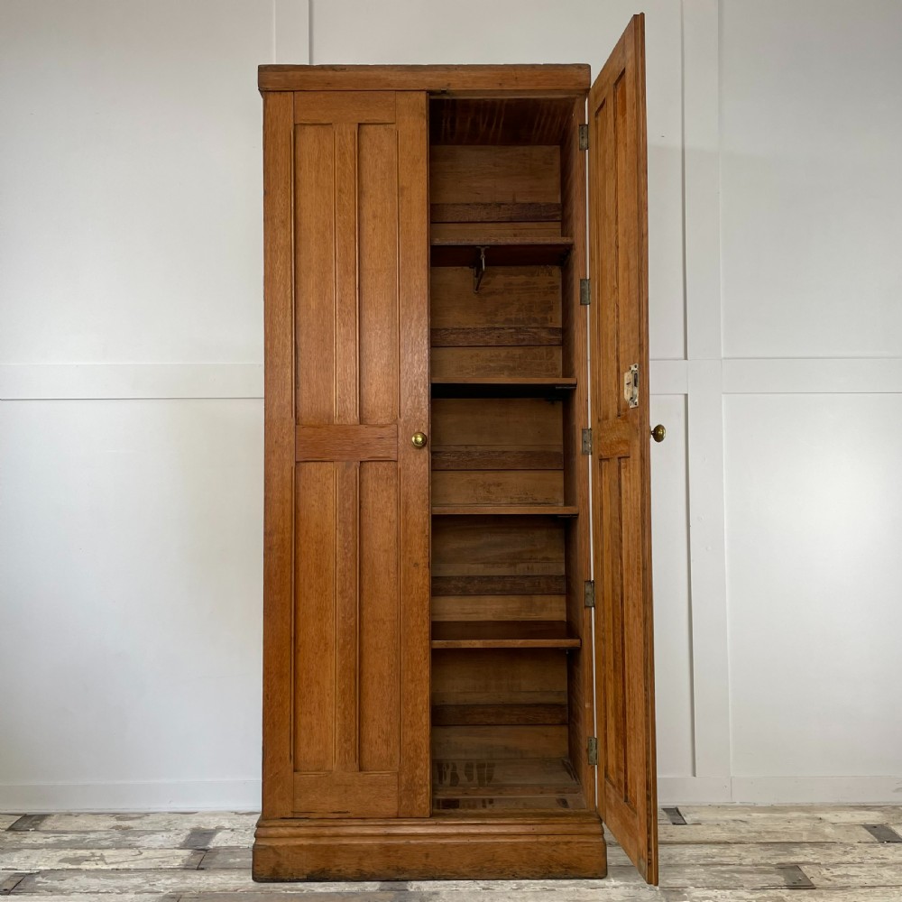 Early 20th C. Oak Hall Cupboard View VII