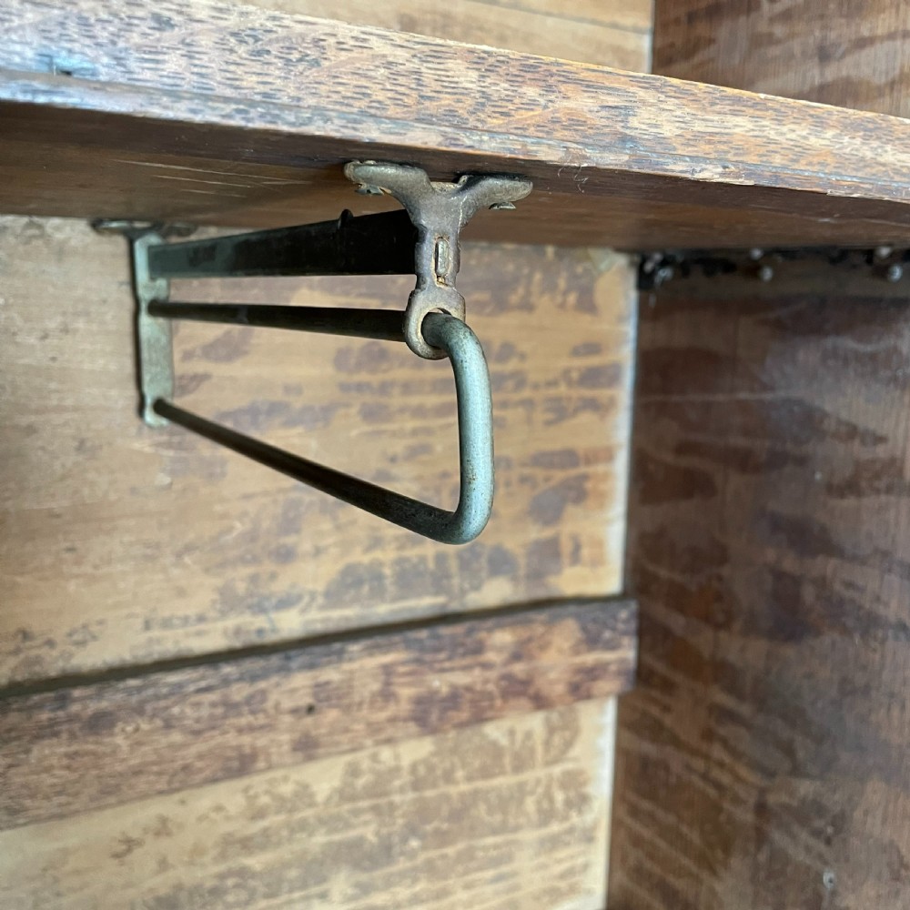 Early 20th C. Oak Hall Cupboard View VIII