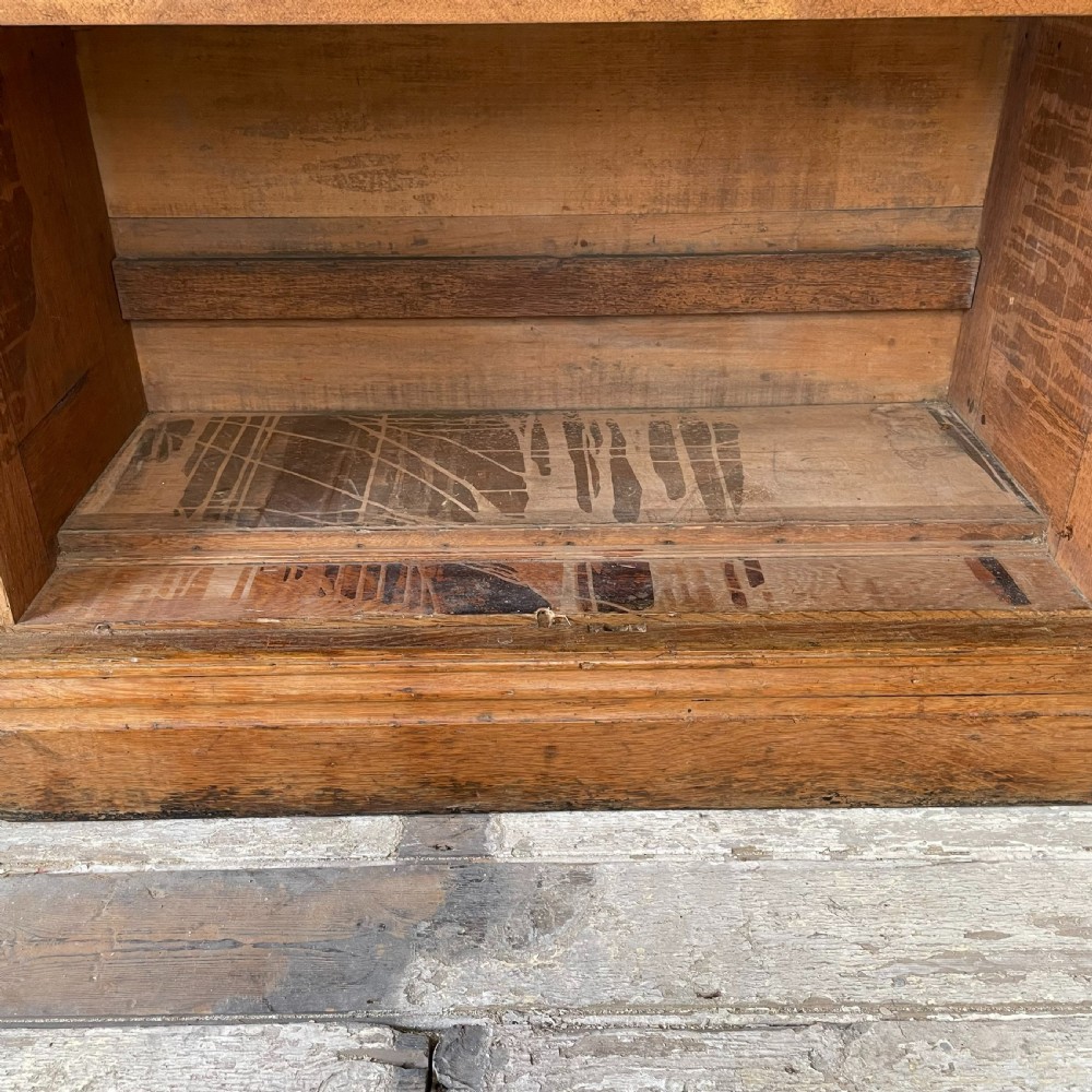 Early 20th C. Oak Hall Cupboard View XI