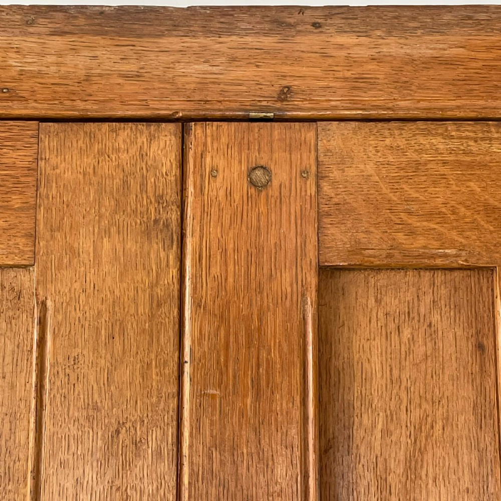 Early 20th C. Oak Hall Cupboard View XIII