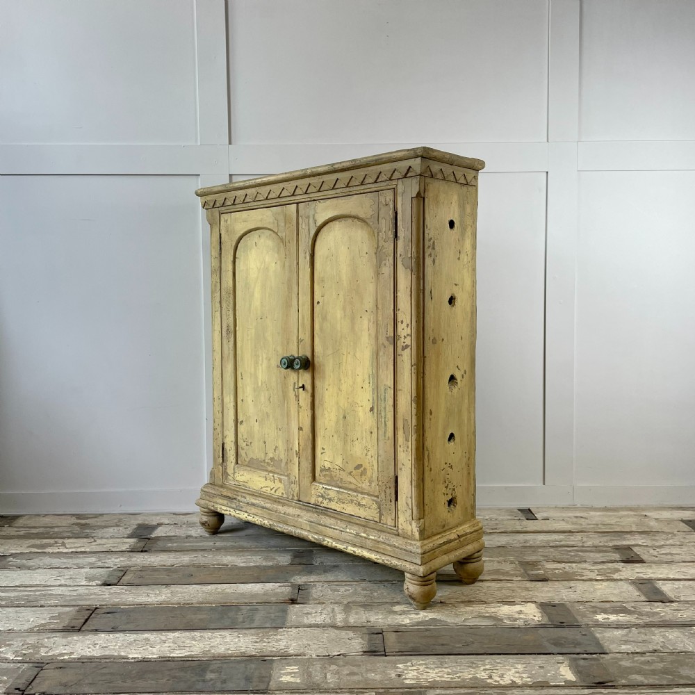 19th C. Painted Pine Meat Safe