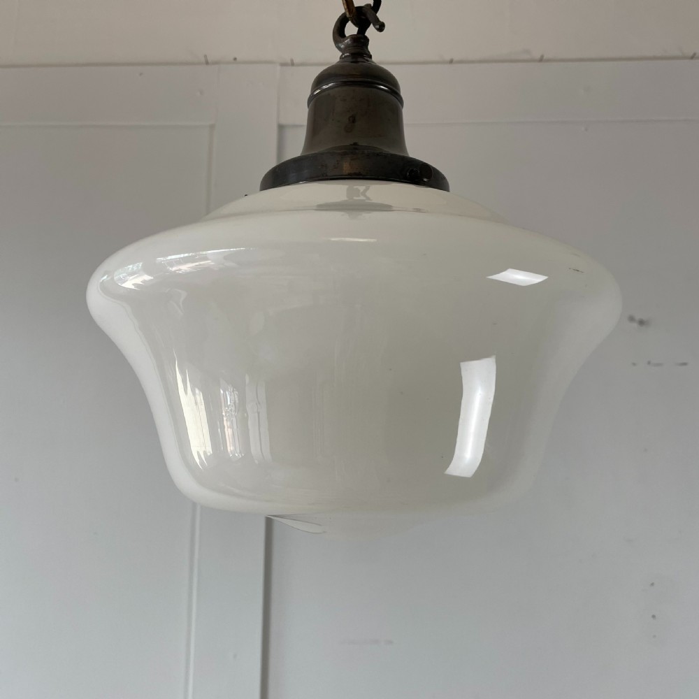 Victorian Opaline Pendant Light View II