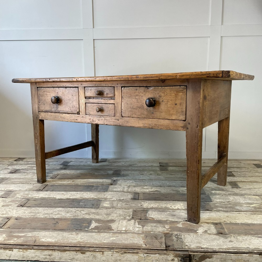 Early 19th C. Pine Kitchen Prep Table View IX