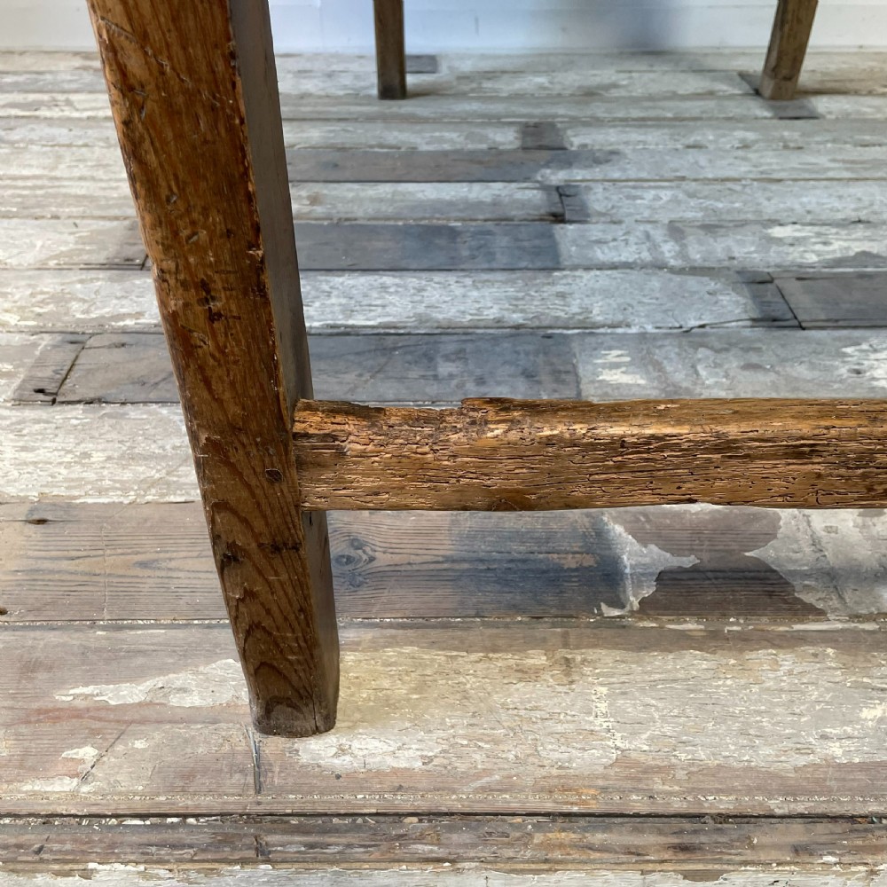 Early 19th C. Pine Kitchen Prep Table View XII