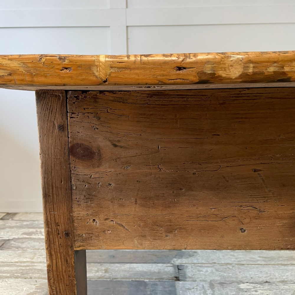 Early 19th C. Pine Kitchen Prep Table View XIII