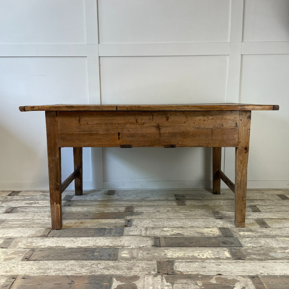 Early 19th C. Pine Kitchen Prep Table View XVI