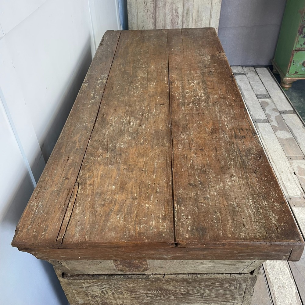 19th C. Oak Dough Bin  View IX