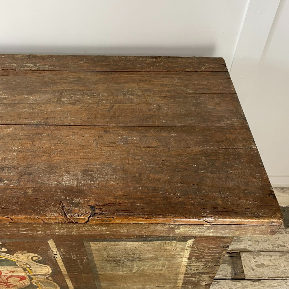 19th C. Oak Dough Bin  View X