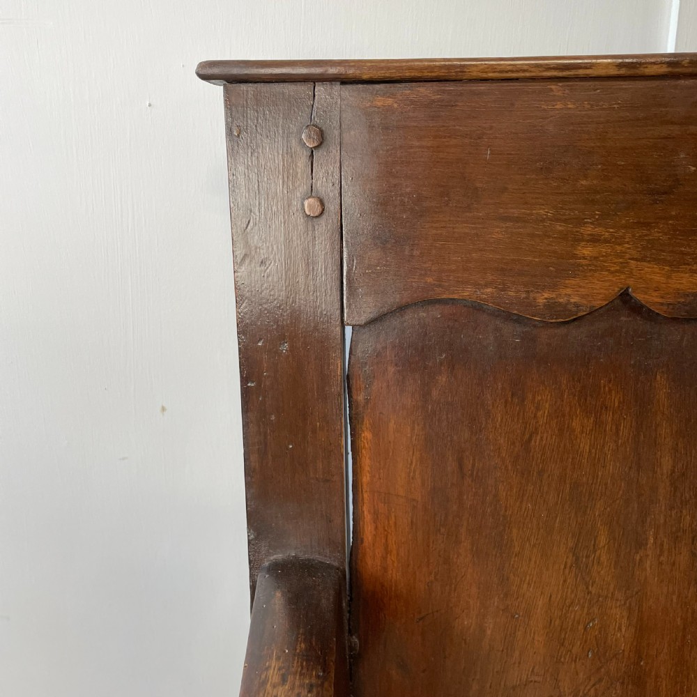 19th C. Hall Bench View IV