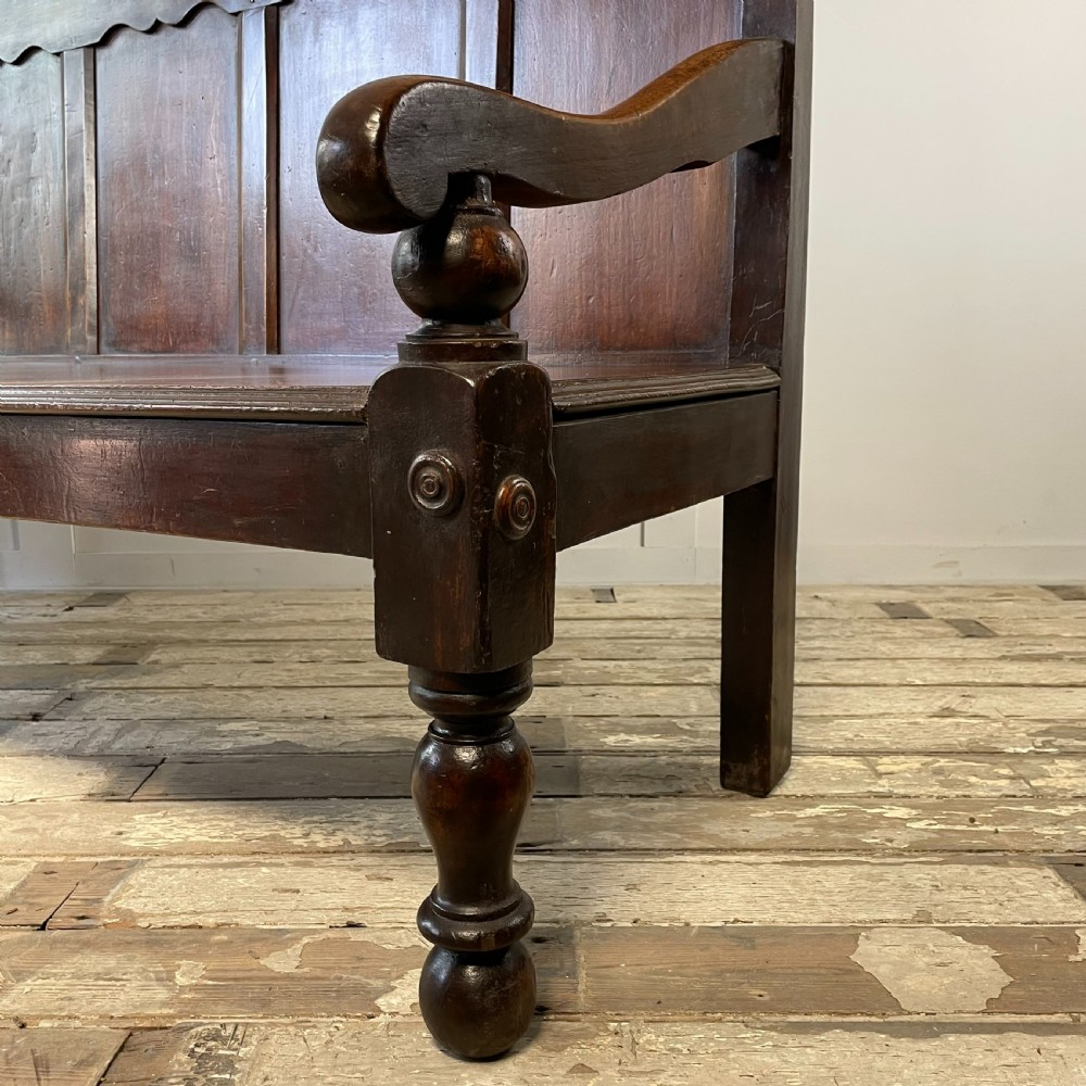 19th C. Hall Bench View V