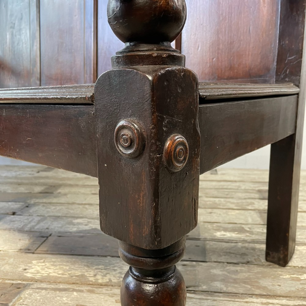 19th C. Hall Bench View VI