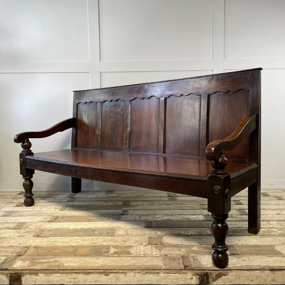 19th C. Hall Bench View VII