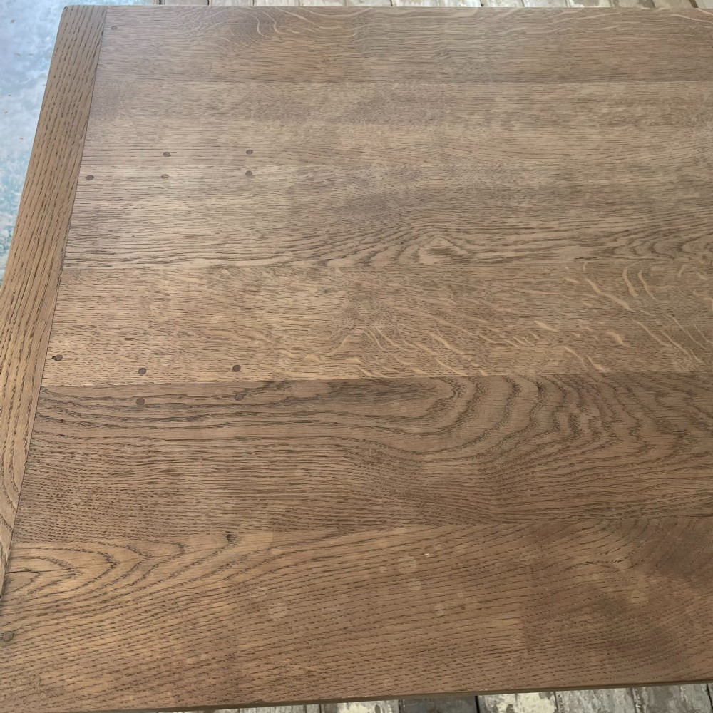 Early 20th C. French Oak Kitchen Table View XII