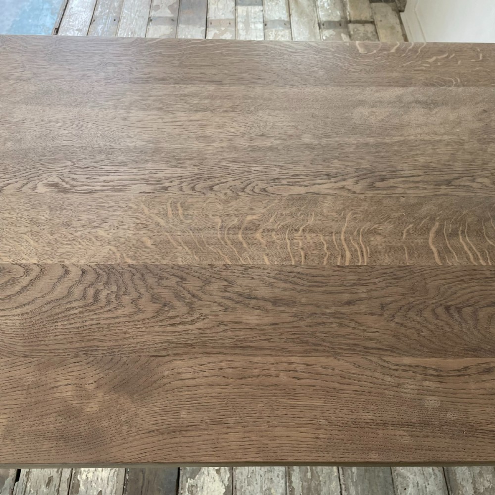 Early 20th C. French Oak Kitchen Table View XIII