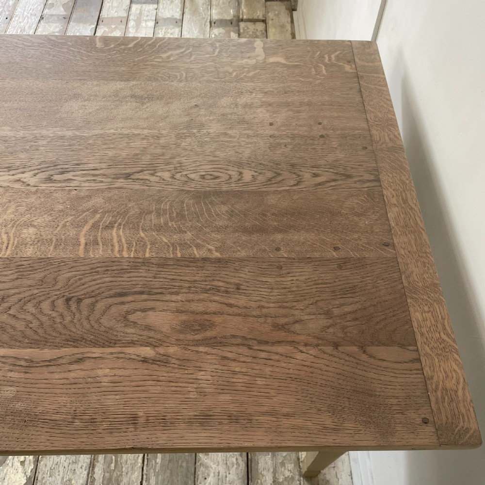 Early 20th C. French Oak Kitchen Table View XIV