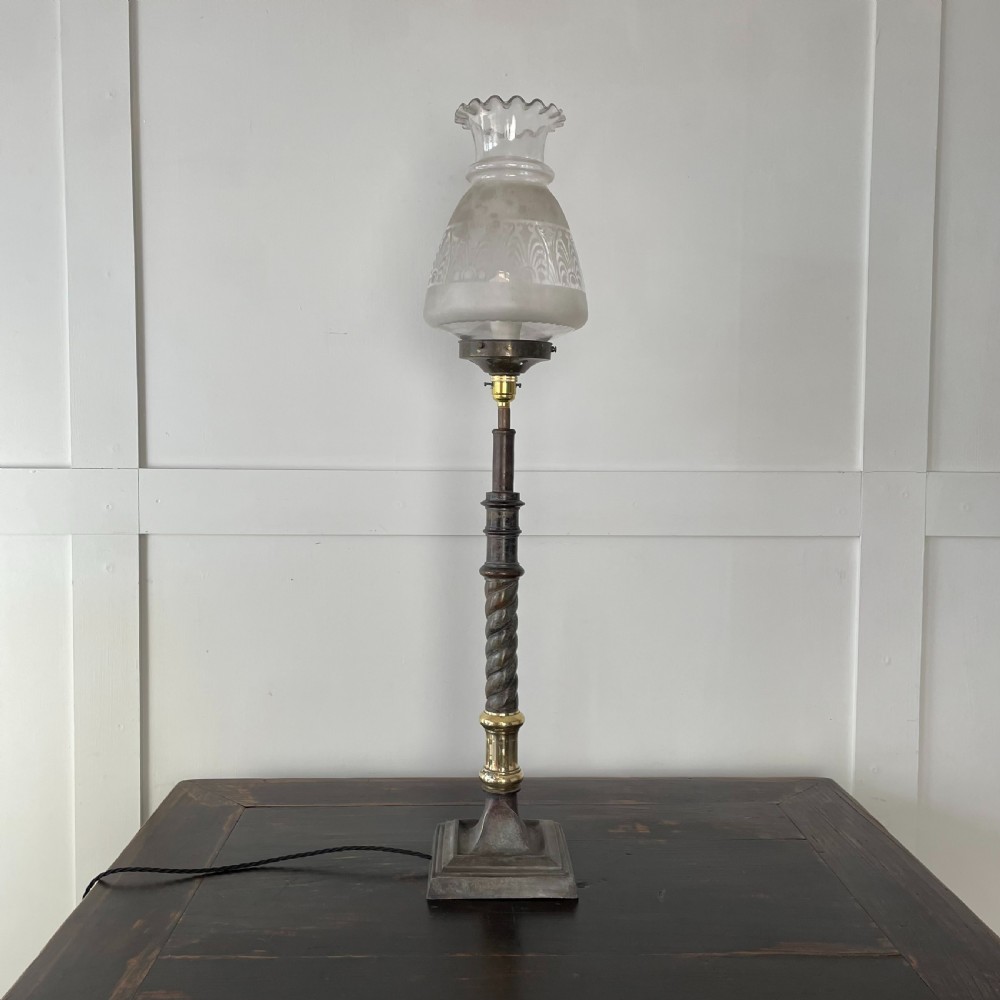 Early 20th C. Table Lamp View II
