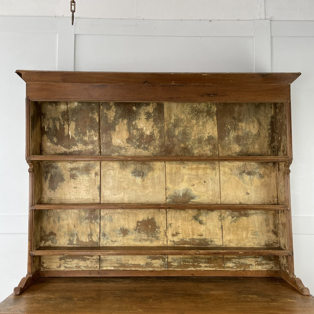 Victorian Pine Farmhouse Kitchen Dresser View VII