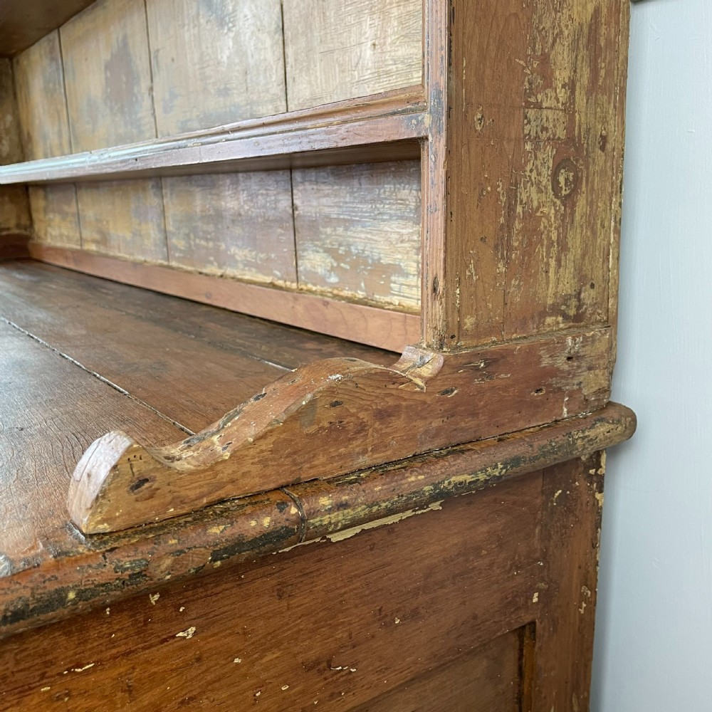 Victorian Pine Farmhouse Kitchen Dresser View XI
