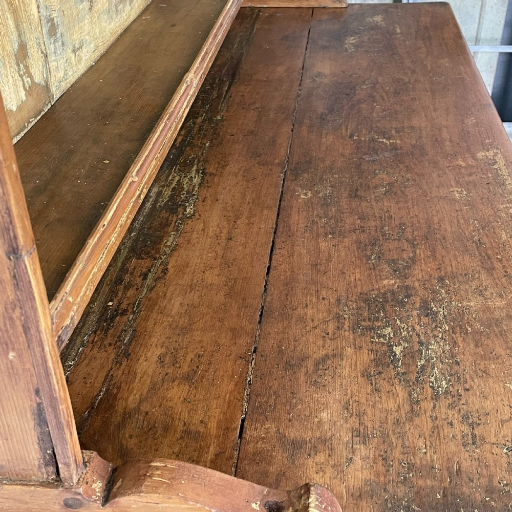 Victorian Pine Farmhouse Kitchen Dresser View XV