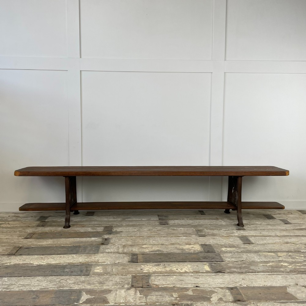 Victorian Pitch Pine Bench