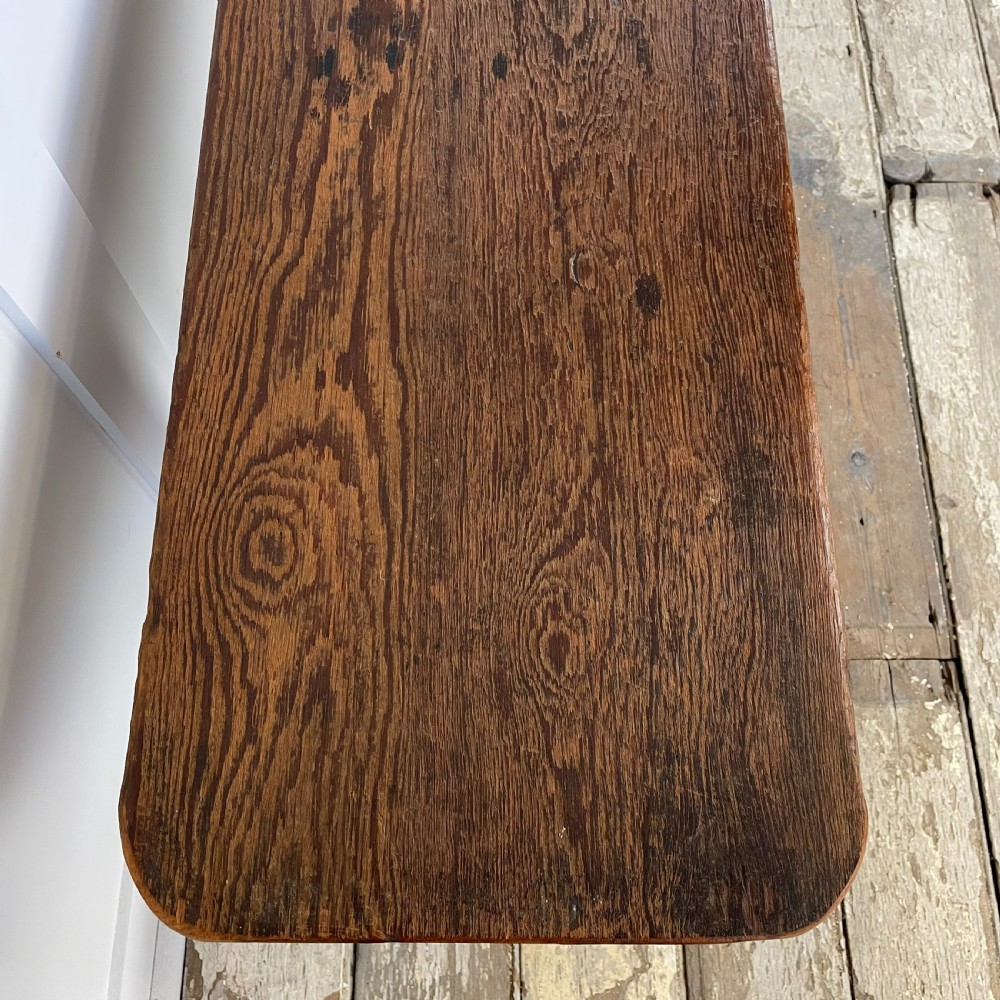 Victorian Pitch Pine Bench View II