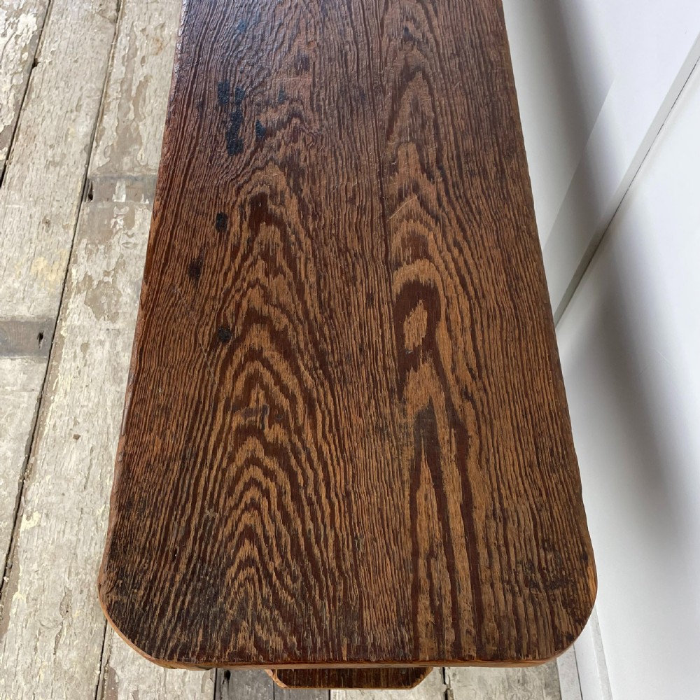 Victorian Pitch Pine Bench View III