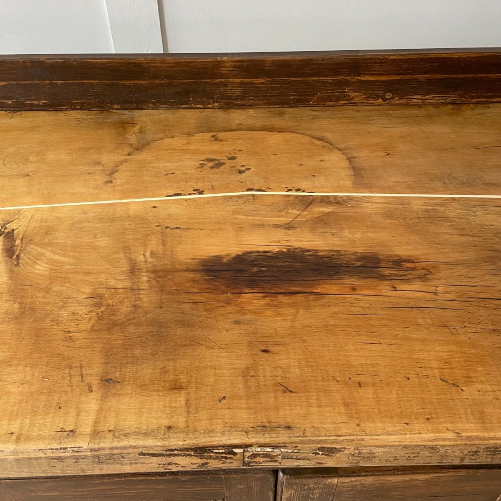 19th C. Pine & Sycamore Kitchen Prep Sideboard View XIII