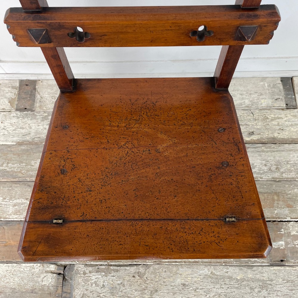 19th C. Walnut Metamorphic Chair View IV