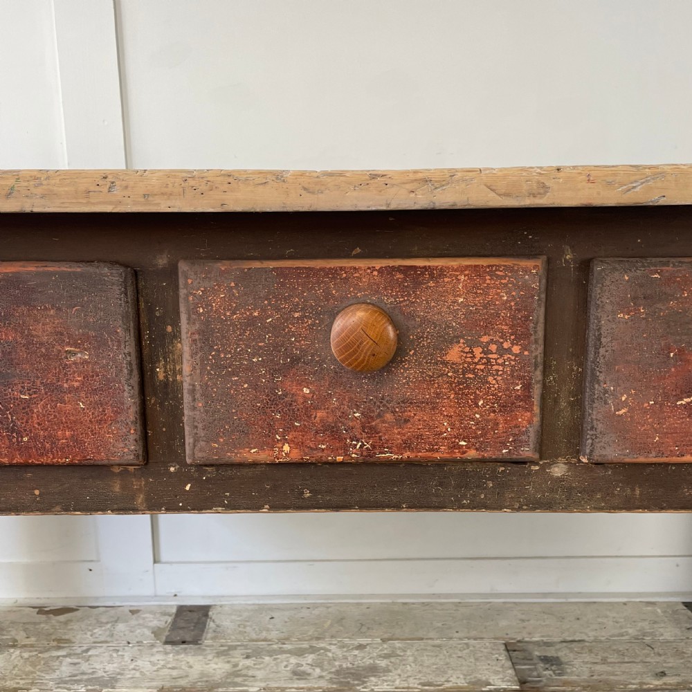 Early 19th C. Welsh Kitchen Prep Table View IV
