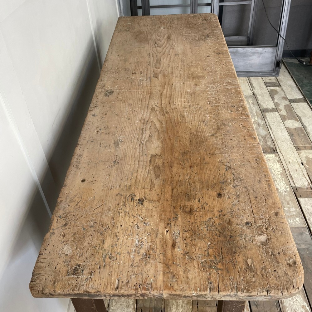 Early 19th C. Welsh Kitchen Prep Table View IX