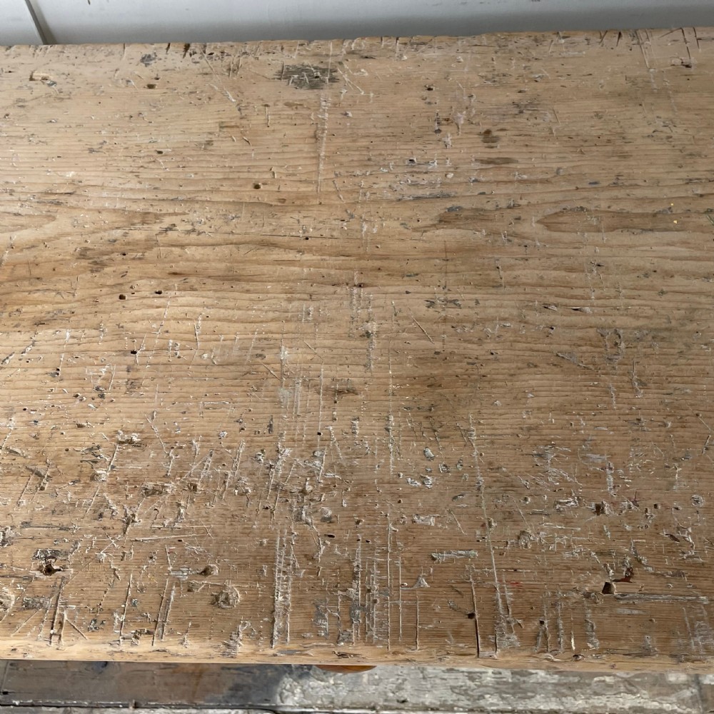 Early 19th C. Welsh Kitchen Prep Table View XIII