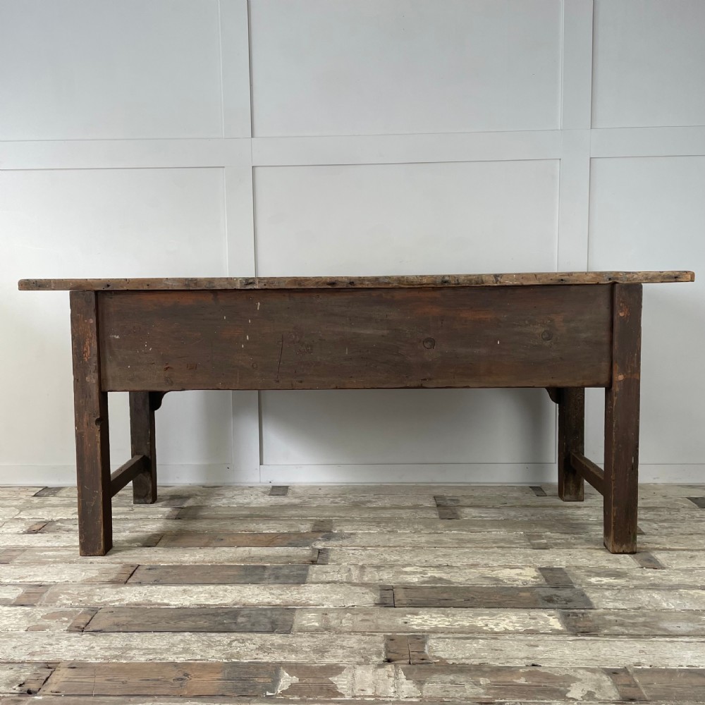 Early 19th C. Welsh Kitchen Prep Table View XVI