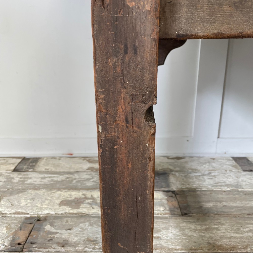 Early 19th C. Welsh Kitchen Prep Table View XVIII