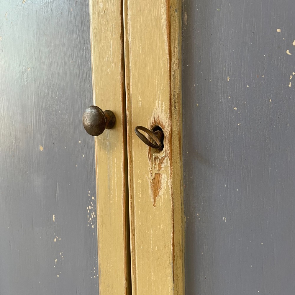 Victorian Pine Painted School Cupboard View V