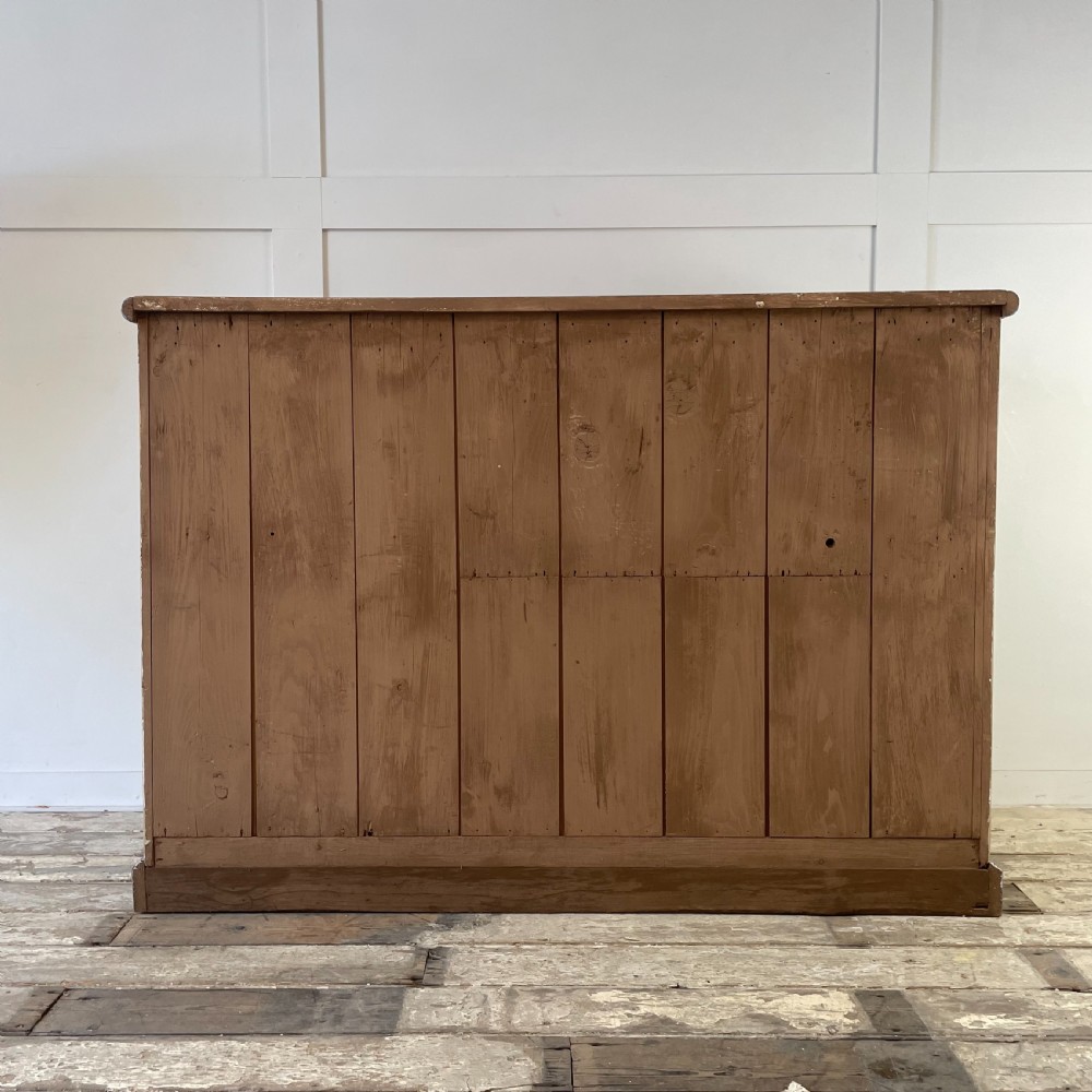Victorian Pine Painted School Cupboard View XV