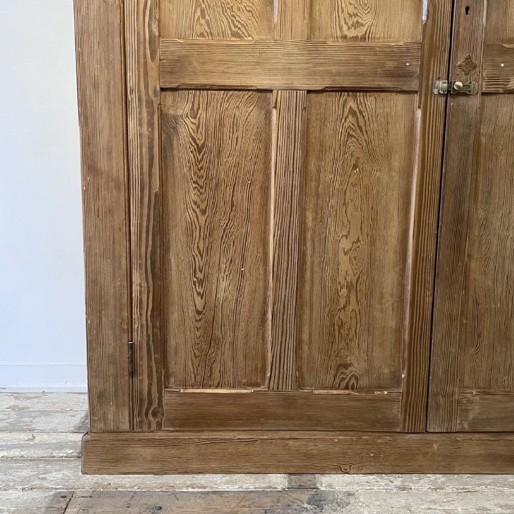 Large Early 20th C. Pine Cupboard View IV