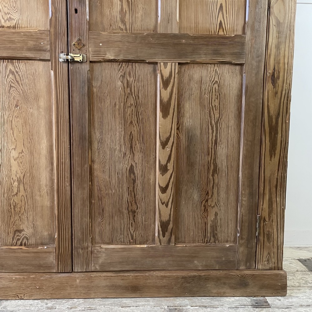 Large Early 20th C. Pine Cupboard View V