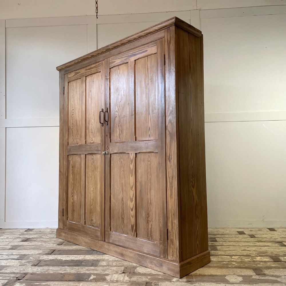 Large Early 20th C. Pine Cupboard View VIII