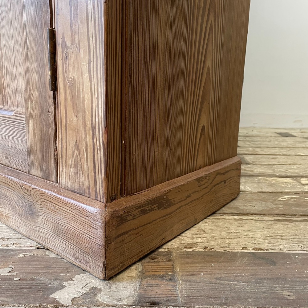 Large Early 20th C. Pine Cupboard View XII