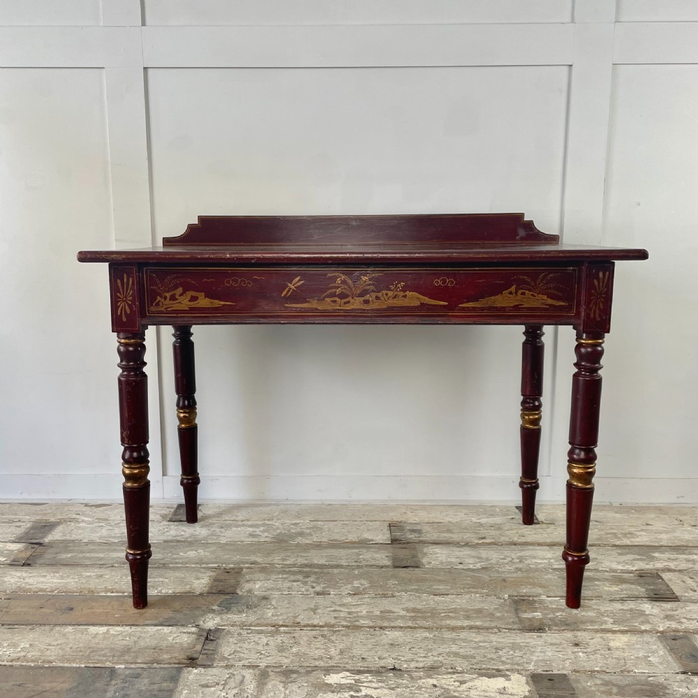 Victorian Chinoiserie Lamp Table