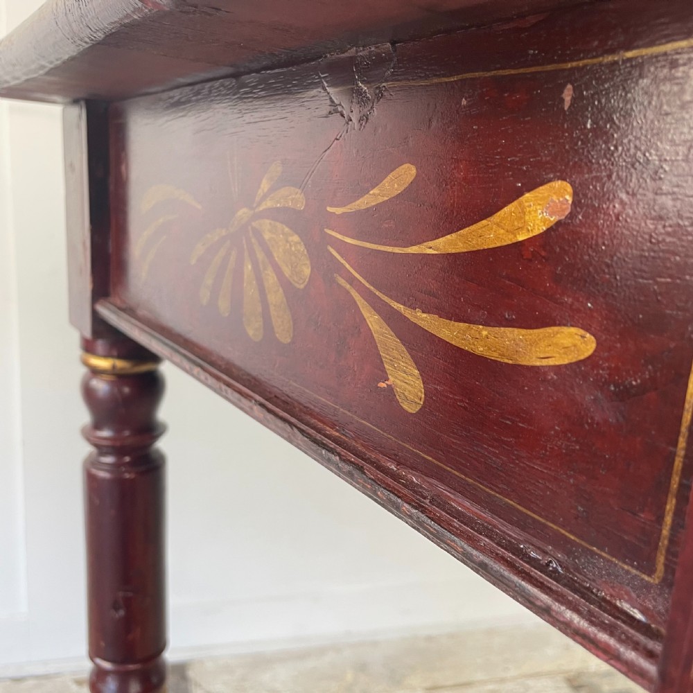 Victorian Chinoiserie Lamp Table View XV