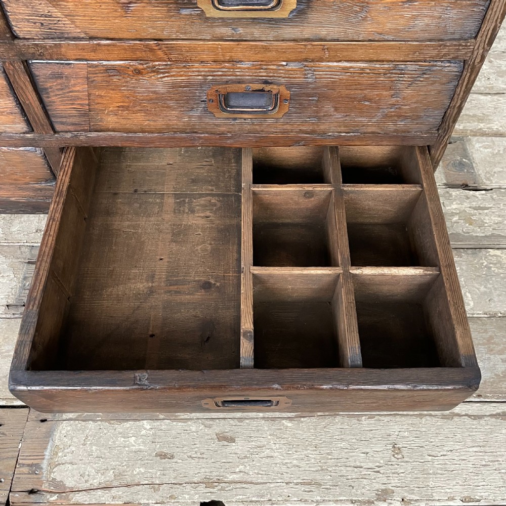 19th C. Gunsmiths Bank of Drawers View IV