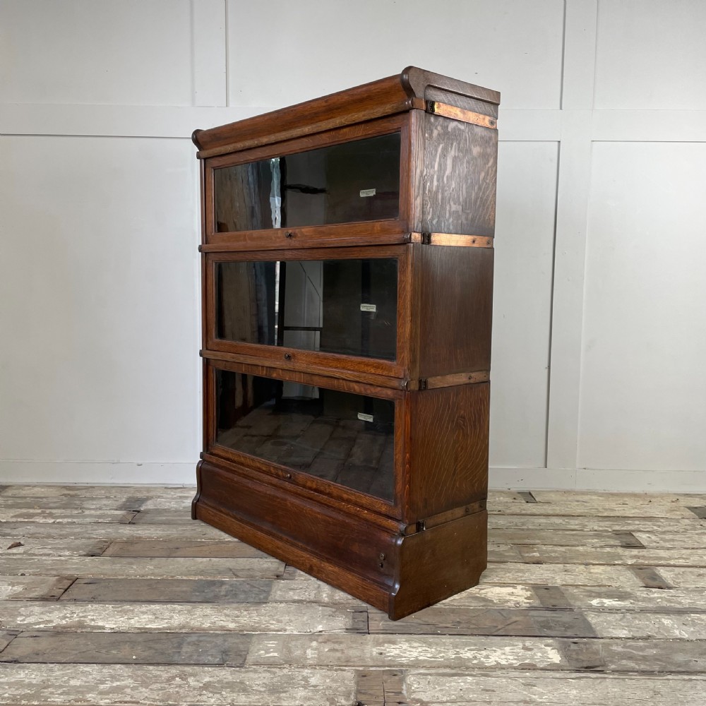 Oak Globe Wernicke Barristers Bookcase